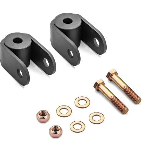 For Chevrolet Tahoe 1999-2019 Rear Shock Suspension Extender Extension Kit 2" to 3" Lift Block Heavy-Duty Steel Coated Black