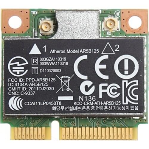 WiFi Wireless PCI-E Card For Atheros AR5B125 SPS 675794-001 HP PN 670036-001