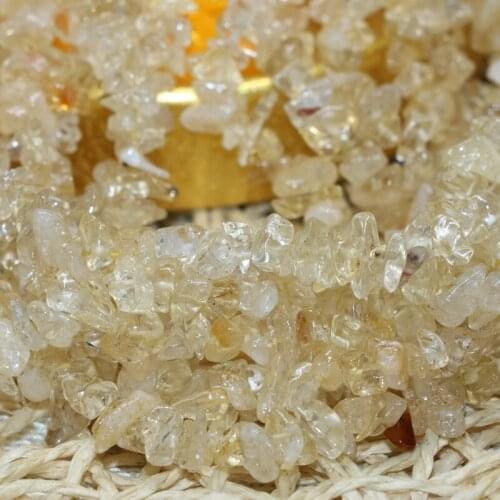 Yellow crystal stone jades irregular gravel nugget shape 5-7mm free shipping new fashion diy jewelry loose beads 15inch B595