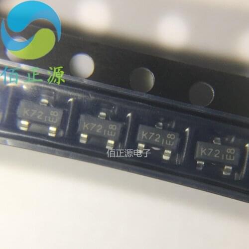 100% Original In Stock New 2N7002T 2N7002T-7-F SOT523 Marking:K72 CJ N 60V 0.115A (10pcs/lot)