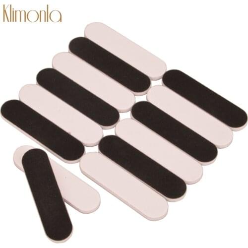 100Pcs/Lot Professional Mini Sraight Nail File 180/240 Sandpaper Nail Care Sponge Buffing Block Manicure Salon Nail Accessories