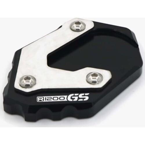 2020 Stand Extension Support Plate For BMW R1200GS Rallye R1250GS Adventure Side Kickstandenlarger pad Logo R1200 GS R1250 Motor