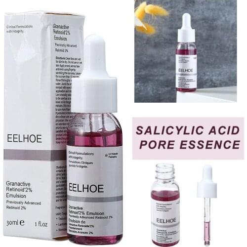 30ml Shrink Pores Face Serum Salicylic Acid Essence Skin Moisturizing Improve Blackhead whitehead Acne Shrink Pores