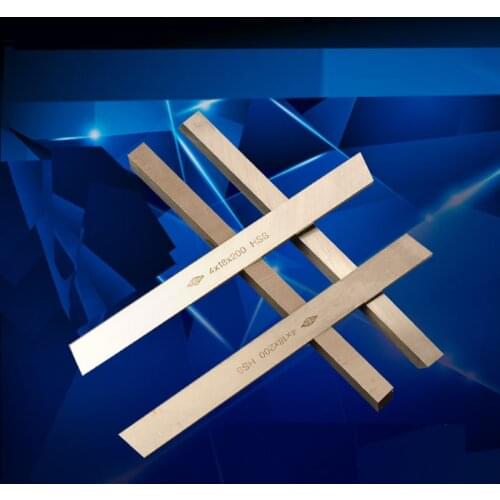 5pcs/Set 4mm Thickness Turning Milling Lathe 200mm Length HSS White Steel Bar Blade for Processing Welding
