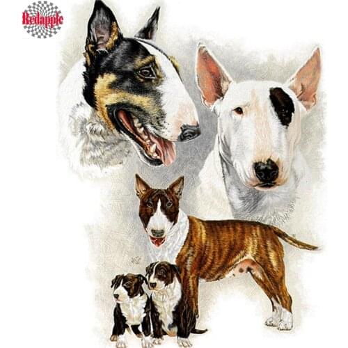 5D DIY Diamond Painting Pit Bull Terrier dog Resin Square Diamond mosaic Needlework Cross Stitch Embroidery Home Decor Painting