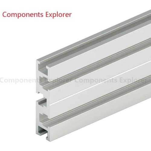 Arbitrary Cutting 1000mm 1560G Aluminum Extrusion Profile,Silvery Color