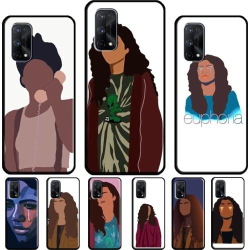 Euphoria Zendaya Rue For OPPO Realme 8 6 7 Pro GT C3 C11 C15 7i Case For OnePlus 9 Pro Nord 8T 8 Pro Phone Cover