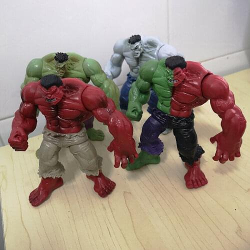 5" 4pcs/set Super Hero Compound Red Grey Green PVC Action Figure model Toys Character childrens toys Gifts