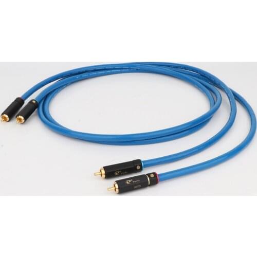 Hifi Audio Silver Plated RCA Audio Cable CD player Hi-end RCA Interconnect Cable DIY Audio Line gold plated RCA plugs