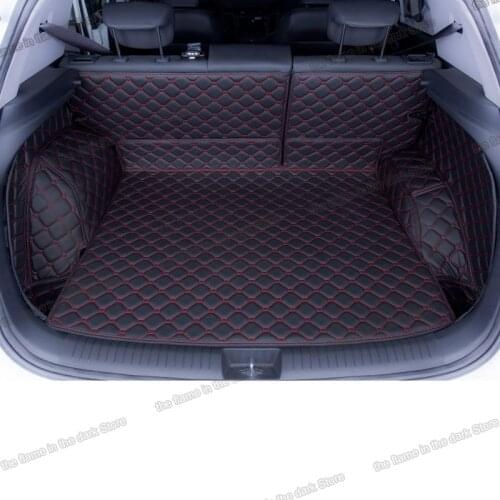 Leather car trunk mat for hyundai Creta 2015 2016 2017 2018 2019 ix25 Cantus cargo liner rear boot interior accessories