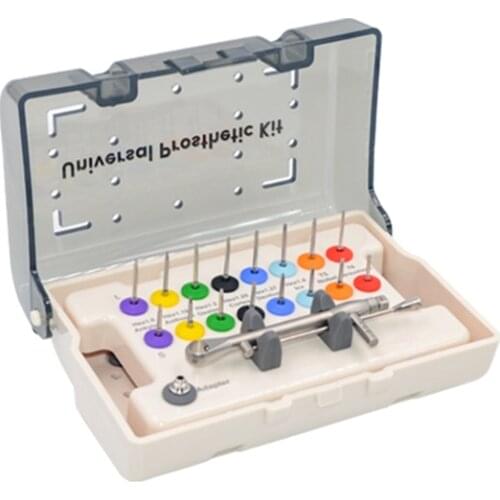 Dental Implant Prosthetic Kit Torque Wrench Prosthetic Kit Latch-Type Multi Driver Tool for Dentist Practices Engine Use JT-EUTW