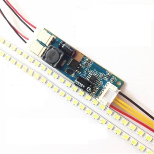 390mm LED Backlight lamp Strip Kit Adjustable brightness,Update 19 inch CCFL LCD to LED Monitor Can be cut by every 3 lamps