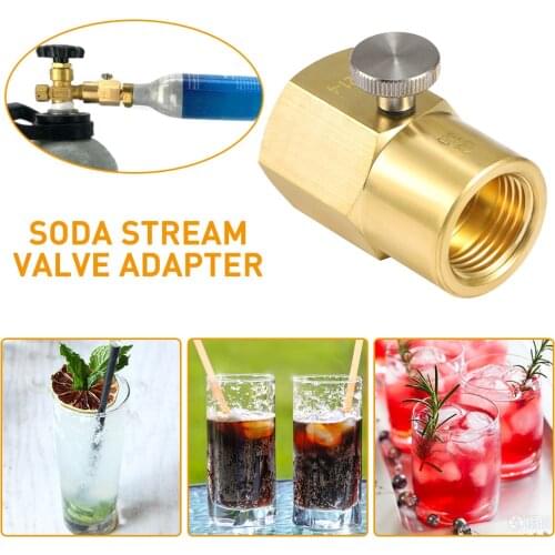New Model Soda CO2 Adapter CAN WORK FOR RPV VALVE For Filling Stream And Soda Club With US Thread