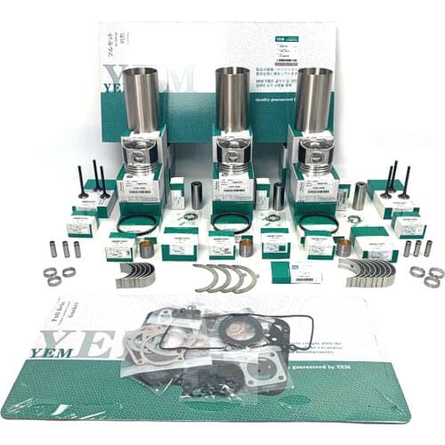 New Aftermaket Engine Part D850 Rebuild Kit With Piston Ring Bearing Valves Gaskets Piston For Kubota