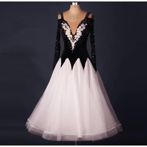 New Ballroom dance costumes sexy senior stones ballroom dance dress for women ballroom dance dresses