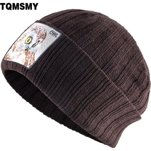 TQMSMY Solid Color Beanie Men Winter Knitted Warm Skullies Beanies Women Outdoor Casual Hat Double Layer Thick Knit Gorras TBMTY