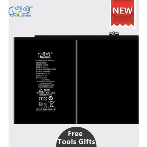 Original LEHEHE Battery For ipad2 ipad3 ipad4 ipad5 ipad air ipad air2 ipad6 ipad pro9.7 Tablet Batteria Replacement with Tools