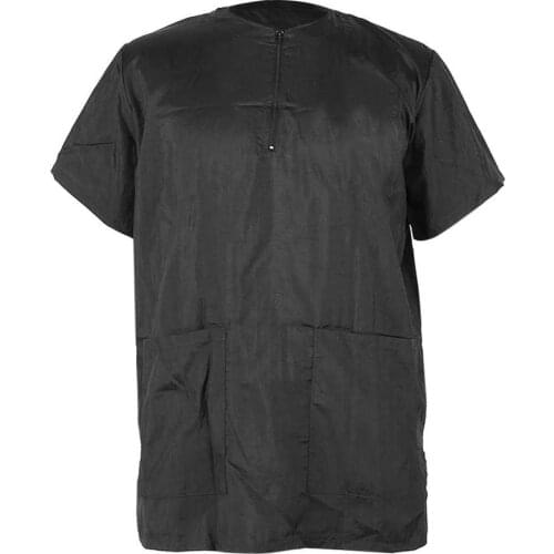 Hair Stylist Grooming Smocks Haircut Cape Barber Apron with Pockets Anti-static Non-sticky Hair Washable Quick-drying Wrap