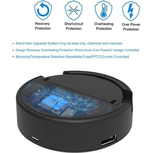 Portable Charging Stand USB Charging Base w/ 2 USB Port Heat Dissipation