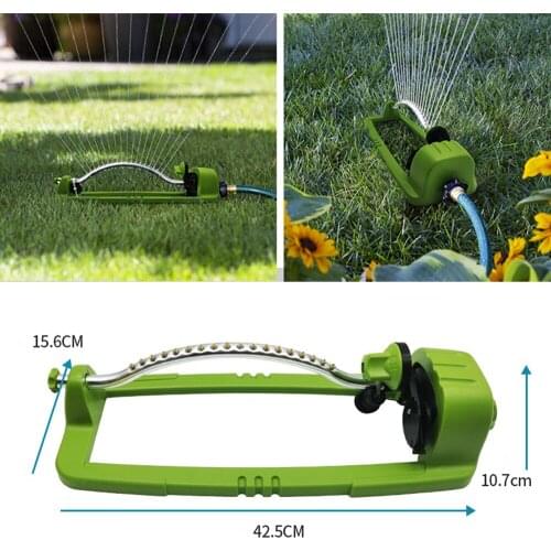Garden Sprinklers 18 Holes Automatic Watering Grass Swing Nozzle Lawn Sprinkler Garden Lawn Forestry Irrigation Watering Tool
