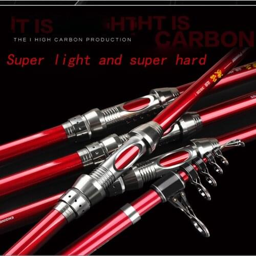 3.6M3.9M4.2M4.5M Ultra-Light Carbon Fiber Fishing Rod Telescopic Rotating All-Metal Wheel Seat Distance Cast Fishing Tool