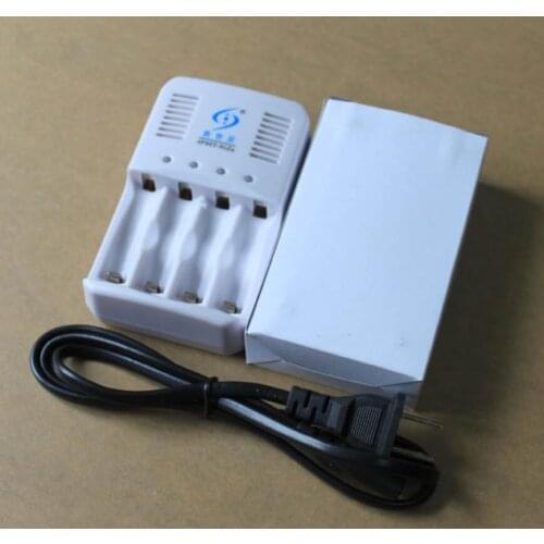 4 slots 4 channels 4 ports 1.6v NiZn 1.2v NiMH Rechargeable AA AAA Battery Charger , with led auto transfer Free Shipping