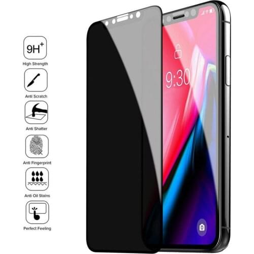 100D Full Cover Private Screen Protector For iPhone 11 Pro Max X XS XR XSMAX 6s 6 7 8 Plus SE2020 Antispy Tempered Glass