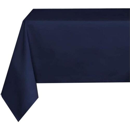 Zeren Home Navy Blue Color Carefree Table Cloth 170x280 cm