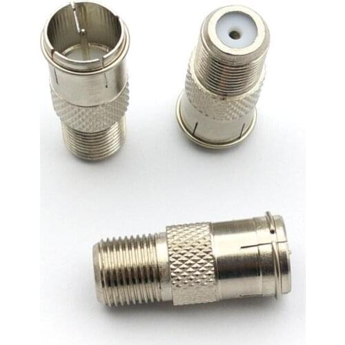 1000pcs lot F-Type Cable TV Connector Push-On Plug RF Antenna connector