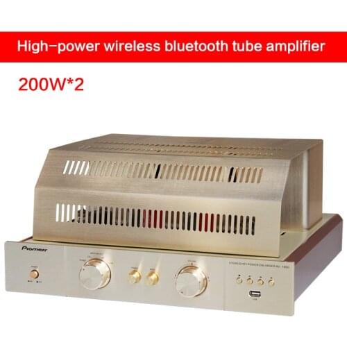 200W*2 High-power Fever-grade Hifi Tube Bluetooth Tube Amplifier Front and Rear Amplifier Non-destructive Headphone Amplifier