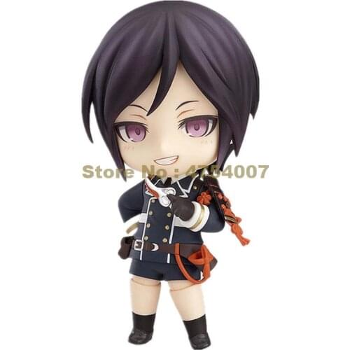 Anime touken ranbu online yagen toushirou face changeable action figure model cute doll 10cm q version 594# Toy