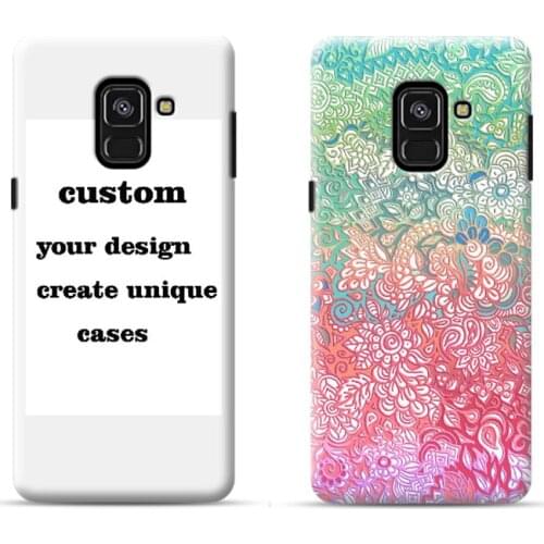 Beautiful Pattern Phone Case Custom Print for Samsung A6 A7 A8 For Samsung Series Full Wrap Printing Cases Drop ship support