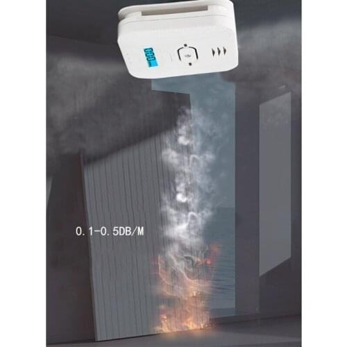 Profession Home Safety Carbon Monoxide+smoke+temperature Poisoning Smoke Gas Sensor Warning Alarm Detector LCD Displayer
