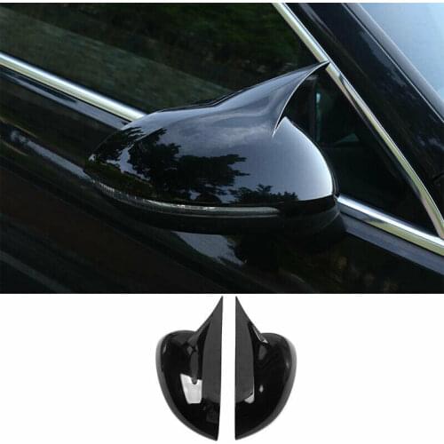 For VW Passat Variant B8 2017-2018 Black Exterior Rear View Mirror Cover Trim Car modification Auto parts