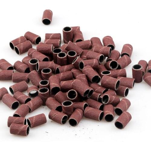 80# 120# 180# Electric Nail Machine Nail Drill Bits Nail Art Sanding Bands UV Gel Acrylic Polish Remover For Nail Accessory Tool