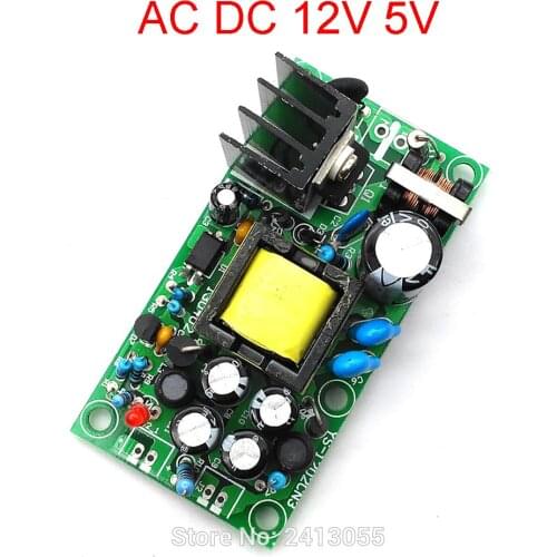 12V1A / 5V1A Fully Isolated Switching Power Supply / AC-DC Modules / 220V Switch 12v 5v Dual Output