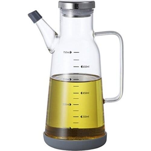 Olive Oil Dispenser Measurements Vinegar Bottles Cooking Oil Can Glass Bottle Leak-Proof BBQ Kitchen Supplies
