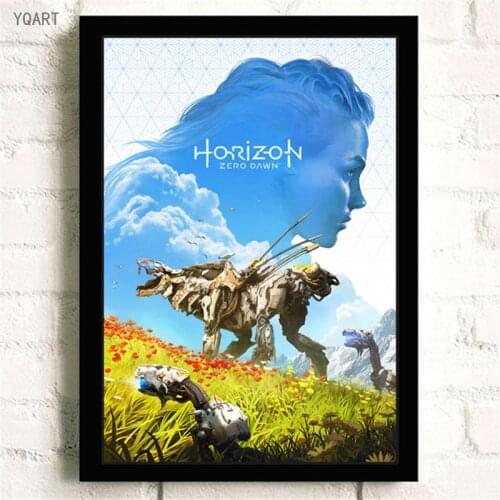Horizon Zero Dawn Game Artwork Posters and Prints Wall art Decorative Picture Canvas Painting For Kids Living Room Home Decor