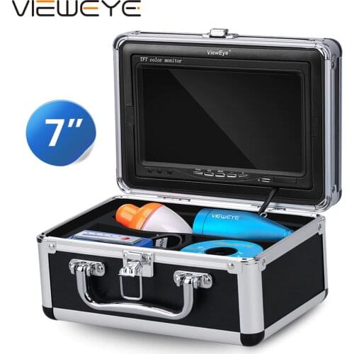 ViewEye Original Underwater Ice Fishing Camera kit Video Fish finder 1000TVL With Record IR LED Infrared Lamp For Sea Fishing