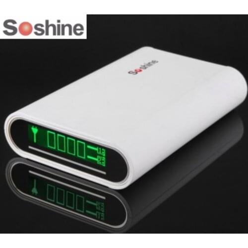 SoShine E3 4x 18650 Battery Portable Power Bank Charger for iPhone for Samsung Mobile USB Portable Lighting Accessories