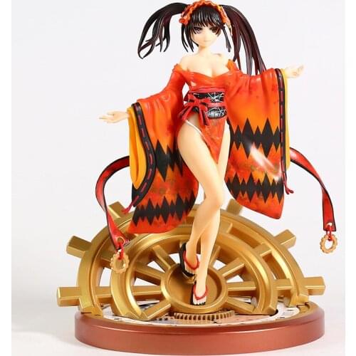 Date A Live Tokisaki Kurumi Yukata Ver. 1/7 Scale PVC Figure Doll Collectible Model Figurine Toy