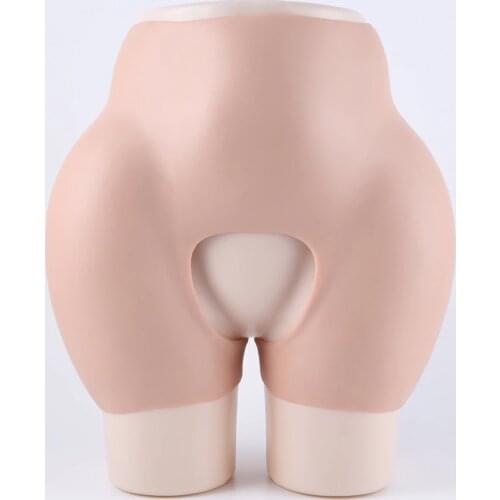 Silicone Fake Ass Rich Buttocks Pants Hips Boxer Silicone Vagina forFake Ass Buttocks Enhancer Shaper Hip Up 2 to 7cm