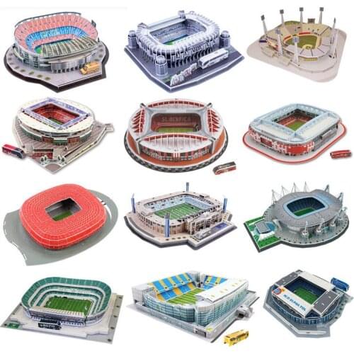 World Famous Building Model 3D Three-dimensional Jigsaw Puzzle Football Stadium Stadium DIY Assembling Toy P253