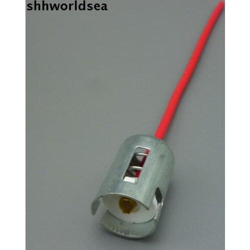 Worldgolden 2/5/30/100/500pcs ceramic BA15S,Led coonectors,10PCS Socket LED Light Bulb Car Truck Connector S25 1156/BA15S