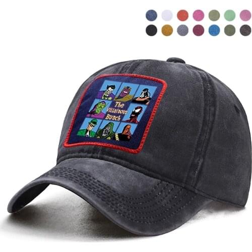The Villainous Bunch Baseball Cap Woman Ponytail Caps Man Sunscreen Solid Hat Dad Trucker Snapback Boinas Casquette Berets Caps