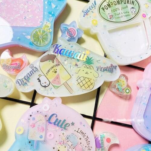 1 Sheet English Letters Resin Filler Material Epoxy Resin Mold Filling Accessories for DIY Crafts Jewelry Making Supplies T21F