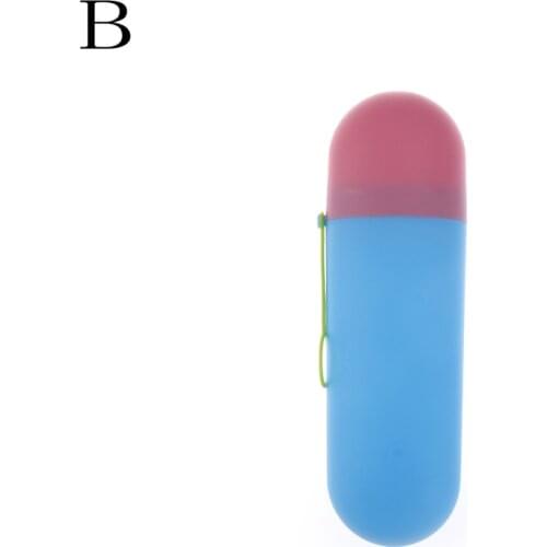 1pc 1211 Cute Flower Pattern Portable Toothbrush Toothpaste Holder Case Travel Outdoor Storage Box Bathroom Accessory