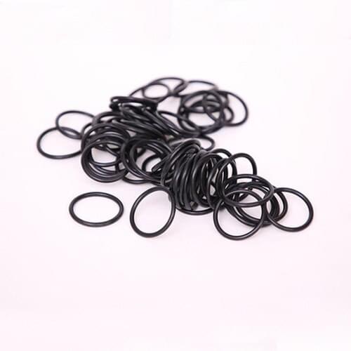 20pcs NBR Oil abrasion resistant wire diameter 8.6mm rubber O-ring seal ring small circle OD 22mm-31mm black color