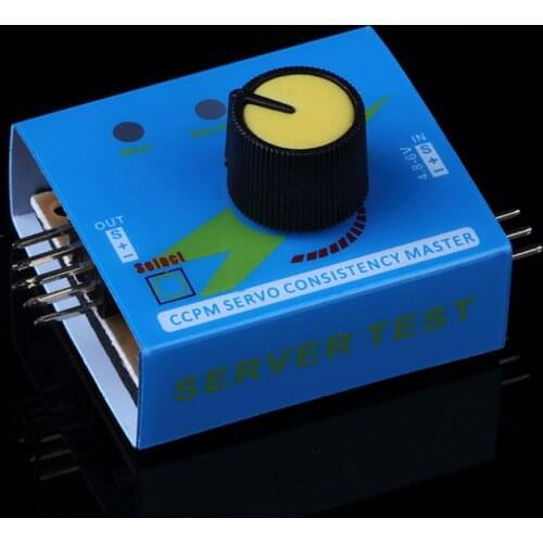 5/10/20/50/100pcs Multi Servo Tester 3CH ECS Consistency Speed Controler Power Channels CCPM Meter Hot Selling