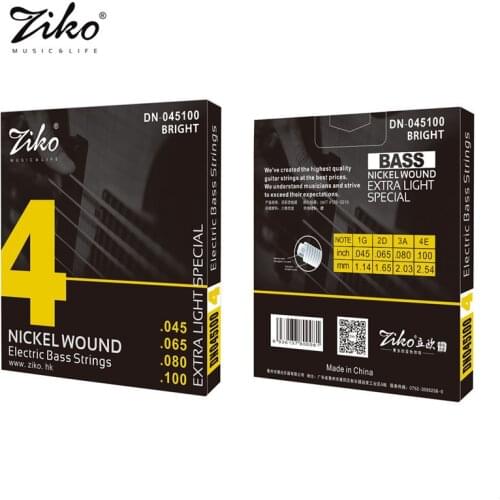 DN-045 ZIKO 4 strings 5 strings 6 strings Bass Electric guitar strings guitar parts wholesale musical instruments Accessories